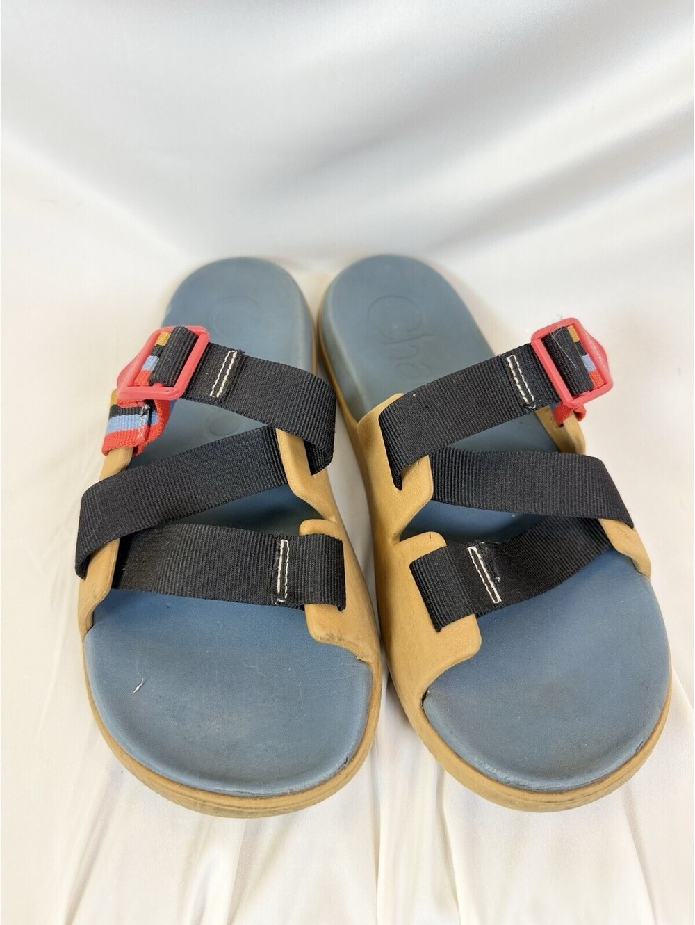 Chaco Z/Cloud 2 Dual Strap Geometric Outdoor Sandals Tech Webbing Women's Sz10